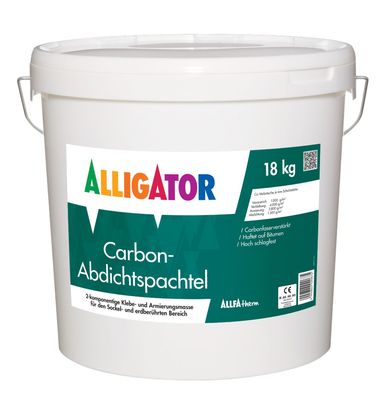 Alligator Carbon-Abdichtspachtel 18 kg grau
