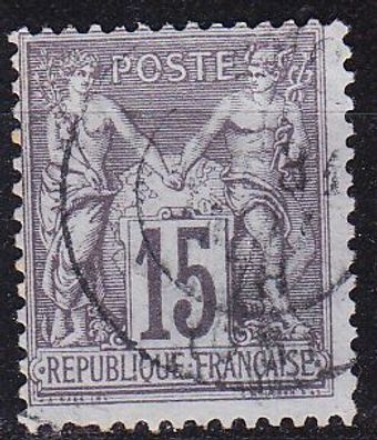 Frankreich FRANCE [1876] MiNr 0061 II ( O/ used )
