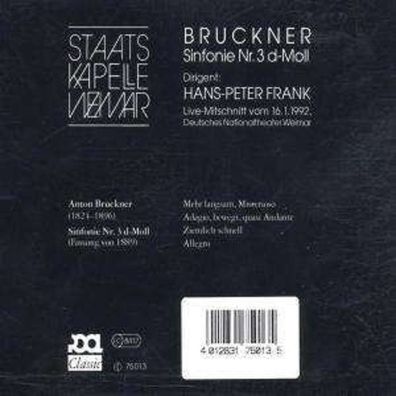 Symphonie Nr.3 - Anton Bruckner (1824-1896) - - (CD / Titel: H-Z)
