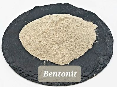 Bentonit Pulver Premium hochfeines Bentonitmehl 2500 Gramm papierverpackt 0-75µm