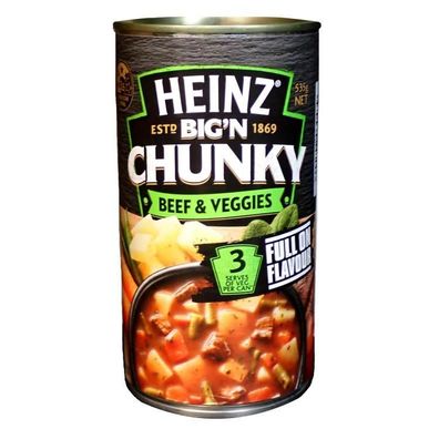 Heinz Big'N Chunky Beef & Veggies Eintopf 535 g