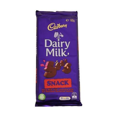 Cadbury Dairy Milk Snack Schokolade 180 g