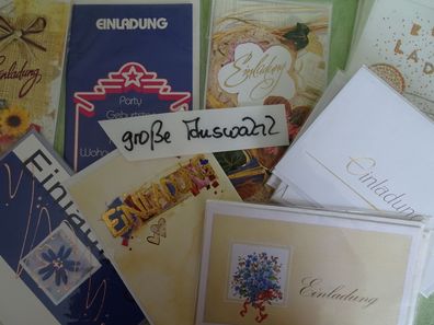 alte Marken-Grußkarten Einladung - große Auswahl -