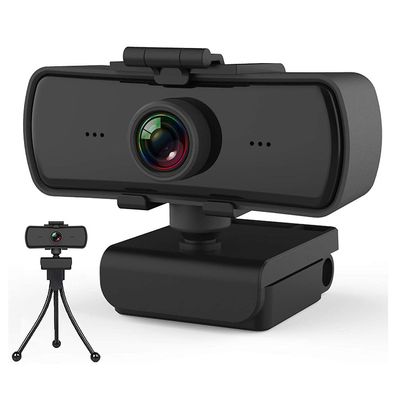 Webcam 2K mit Mikrofon, Drehbarem USB 2.0 Webcam mit Full HD 1080p 30 fps f¨¹r Laptop