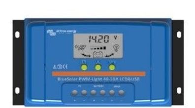 Victron Energy BlueSolar PWM-LCD&USB 48V-10A : SCC040010050