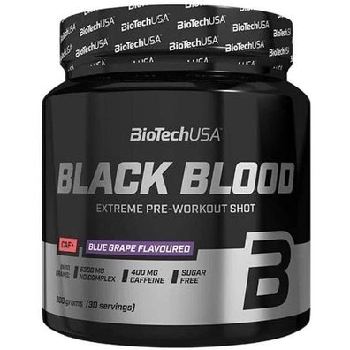 Biotech USA Black Blood CAF+ 300g Pre Workout Booster