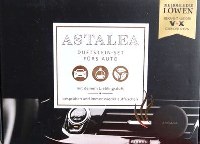 Auto Lufterfrischer Asalea Duftstein Parfüm wiederverwendbar Astalea Schwarz