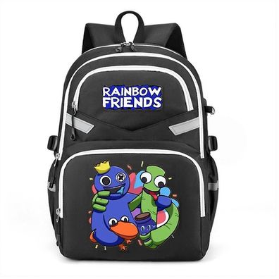 Roblox Rainbow Friends Backpack Kids Boys Girls Students Large Capacity Rucksack