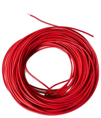 10m Batteriekabel Aderleitung 4 mm² H07V-K Stromkabel Kabel PVC rot