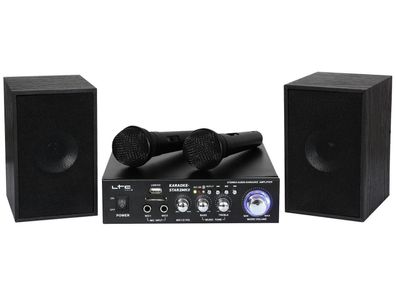 Karaoke-Set LTC ''STAR2-MKII'' USB/ SD, Bluetooth, inkl. zwei Mikrofone und Boxen