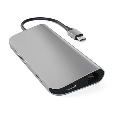 Satechi USB-C Multiport Adapter für Apple MacBook 4K-HDMI-Steckplatz space-grau