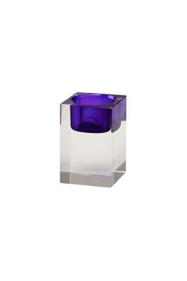 Gift Company Sari Teelichthalter, transparent/ lila, Kristallglas, 1127503014 1 St