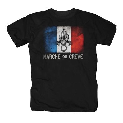 Fremdenlegion Frankreich France Armee Legion Söldner Etrangere T-Shirt S-5XL schwarz