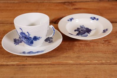Royal Copenhagen Blaue Blume Kaffeegedeck 8261 mit 8109 Schälchen #T