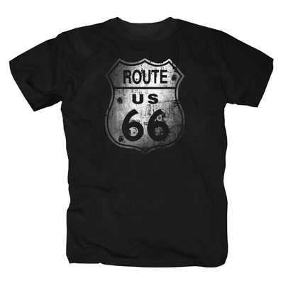 Route US 66 America Highway Straße Street USA Biker America T-Shirt S-5XL