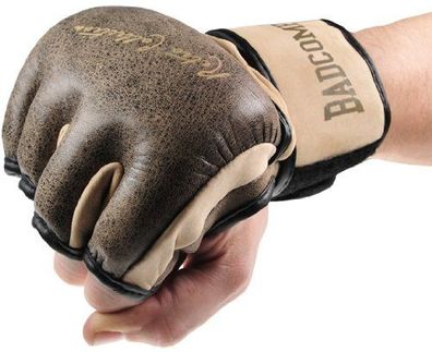 Pro Retro Rindsleder FreeFight MMA Boxhandschuhe Handschuhe Boxsack Sandsack
