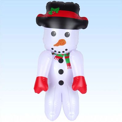 Aufblasbarer Schneemann 65cm Snowman Dekoration Deko