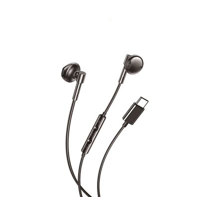 XO EP60 kabelgebundene Kopfhörer USB-C, flexibles Silikonkabel, Lautstärkeregelung...