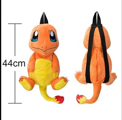 Pokemon Glumanda Charmander Rucksack Tasche Backpack Stofftier Anime Plüsch 44cm
