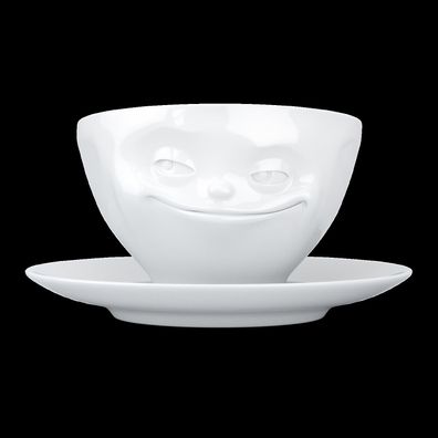 Fiftyeight Products KaffeeTasse - grinsend weiß
