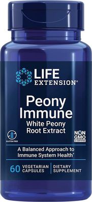 Life Extension, Peony Immune, 600mg, 60 vegetarische Kapseln