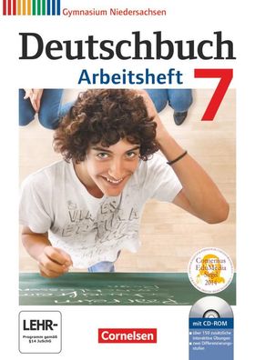 Deutschbuch Gymnasium - Niedersachsen - 7. Schuljahr Arbeitsheft mi