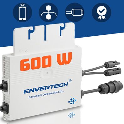 Envertech Microwechselrichter 600W Inverter EVT560 für Balkonkraftwerke Solaranlage