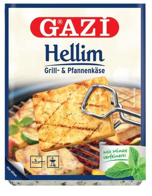 Gazi Hellim 2x 250g 45% Fett i. Tr. Pfannenkäse Grillkäse Schnittkäse Käse Minze