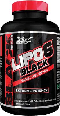 Nutrex Lipo-6 Black (120 Liquid Kapseln à 600 mg)