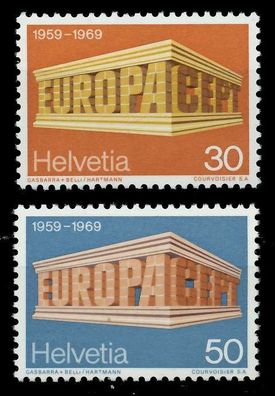 Schweiz 1969 Nr 900-901 postfrisch SA5EA82