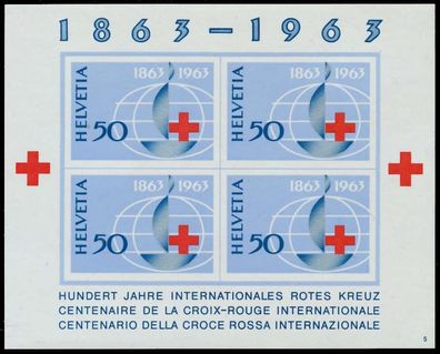 Schweiz BLOCK Kleinbogen 1960-1969 Block 19-05 SE01A52