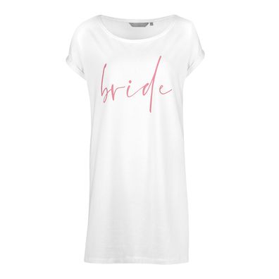 T-Shirt Braut S/ M | Longshirt Braut | Schlafshirt Braut | Ideal für den JGA