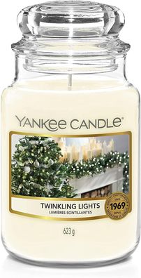 Yankee Candle Twinkling LIGHTS LARGE JAR 623G