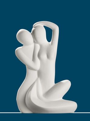 GILDE Francis, Figur, Paar, "Geborgenheit", Keramik, creme, , H. 36 cm 30364