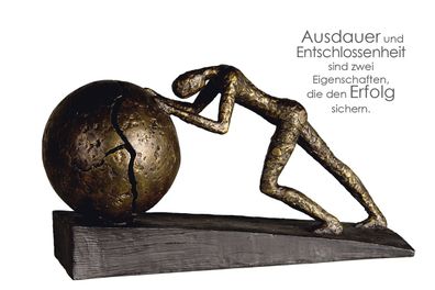 Casablanca Skulptur, "Heavy Ball", Kugel, Kunstharz, bronzefarben, , L. 11 cm, B. ...
