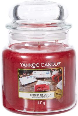 Yankee Candle Letters TO SANTA MEDIUM JAR 411G