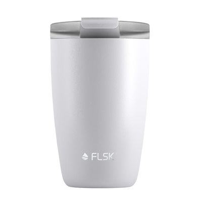 FLSK Thermobecher CUP White Edelstahl isoliert 350ml