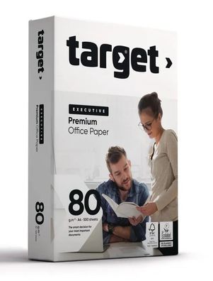 target Executive / Personal 80g/ m² DIN A4 - 500 Blatt Premiumpapier weiß
