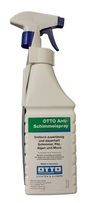 Otto Chemie, Anti - Schimmelspray, Sprühflasche, Spezialspray Schimmelbefall, 500 ml