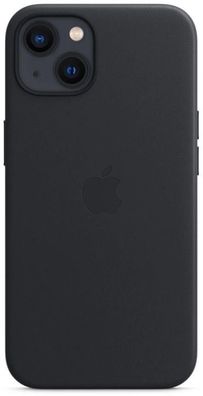 Originalverpackt Apple MM183ZM/ A echt Leder Cover iPhone 13 - Mitternacht Schwarz