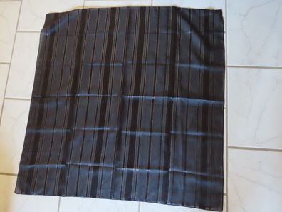 Halstuch Dekotuch Schal schwarz mit goldenem Faden ca. 77 x 76 cm