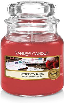 Yankee Candle Letters TO SANTA SMALL JAR 104G