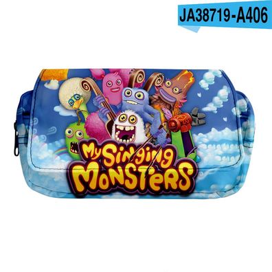 My Singing Monsters 2-FACH Mäppchen Mammott Toe Stiftebox Federtasche für Animefans