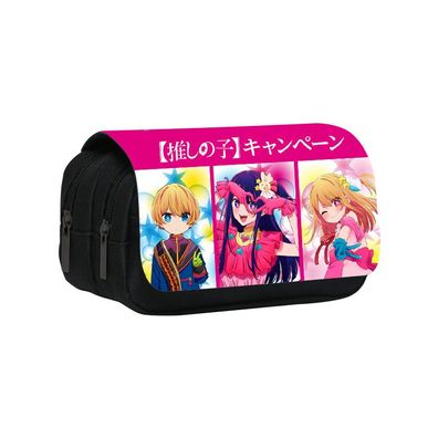 OSHI NO KO Ai Hoshino 2-FACH Mäppchen Ruby Aqua Stiftebox Federtasche für Animefans