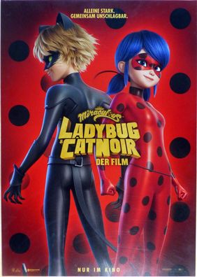 Miraculous: Ladybug & Cat Noir - Original Kinoplakat A1 - Teasermotiv - Filmposter