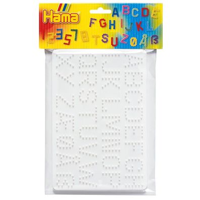 Hama Beutel mit 2 Midi-Stiftplatten, Buchstaben & Zahlen