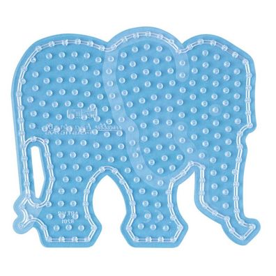 Hama Maxi-Stiftplatte Elefant, transparent