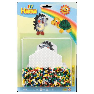 Hama Blister Schildkröte & Igel Midi-Bügelperlen