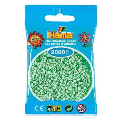 Hama Beutel mit 2000 Mini-Bügelperlen pastell-mint