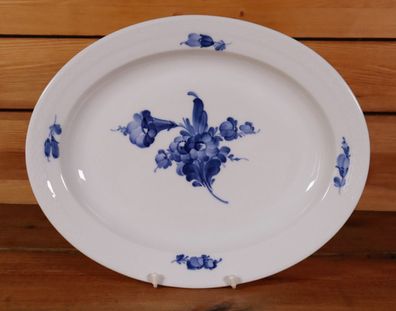 Royal Copenhagen Blaue Blume 8017 Servierschale 37 x 29,5 cm mit Korbrand 1#M